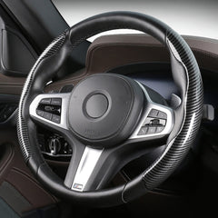 Car Universal Carbon Fiber Steering Wheel Cover