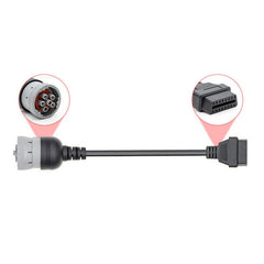 J1708 6Pin to OBD2 16Pin Female Car Diagnostic Adapter Cable, 6Pin to OBD2