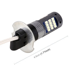 1 Pair H3 DC12V / 5W Car LED Fog Light with 42LEDs SMD-2016 Lamp Beads, H3 (White Light), H3 (Yellow Light)