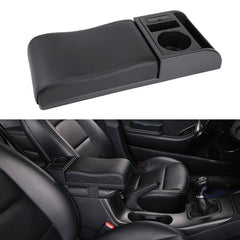Car Multi-functional Dual USB Armrest Box Booster Pad, Microfiber Leather Curved Type, Microfiber Curved Type (Black White), Microfiber Curved Type (Black), Microfiber Curved Type (Black Red)