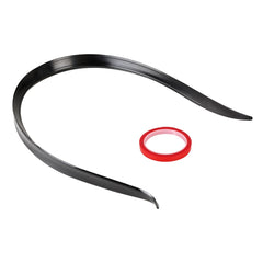 Car Modified Plastic Rear Wing Side Spoiler Lip, Black, Black