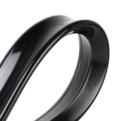 Car Modified Plastic Rear Wing Side Spoiler Lip, Black, Black