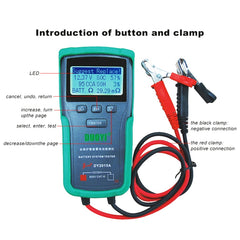 DUOYI DY2015A Car 12V 24V Digital CCA Load Battery Charging Digital Capacity Tester, DY2015A