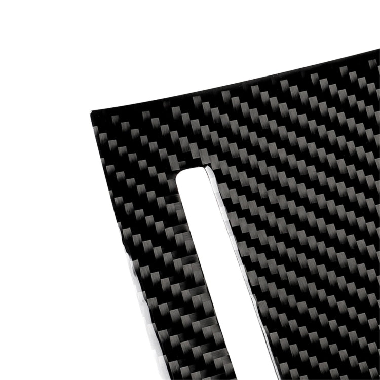 Carbon Fiber Car Storage Box Panel Decorative Sticker for Tesla Model X, Storage Box Panel