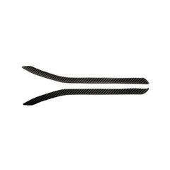2 PCS Carbon Fiber Car Rear Fog Lamps Decorative Sticker for Tesla Model X, Rear Fog Lamps
