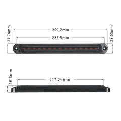 MK-013 Spotlight Dynamic Car Tail Light Signal Lamp Indicator Strobe Flashing Warning Light 12-24V, MK-013