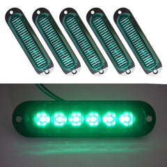 5 PCS MK-093 Car / Truck 6LEDs Side Marker Indicator Lights Bulb Lamp, MK-093(Blue Light), MK-093(Green Light), MK-093(Red Light), MK-093(White Light), MK-093(Yellow Light)