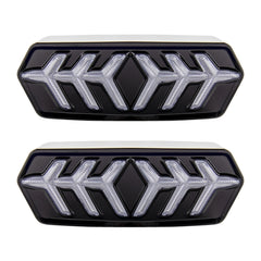 2 PCS KC670 Motorcycle Integrated Flashing Turn Signal Brake Tail Light for Honda MSX125 CBR650F CTX700, KC670