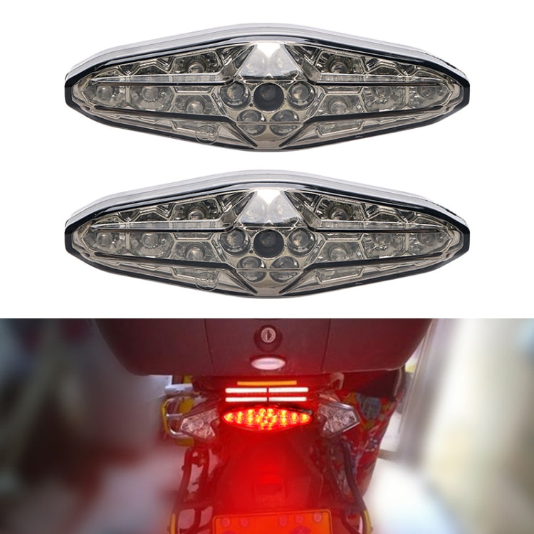 2 PCS KC-WD-NEW-3X Motorcycle LED Brake Light Running Lamp, Running Lamp, KC-WD-NEW-3X