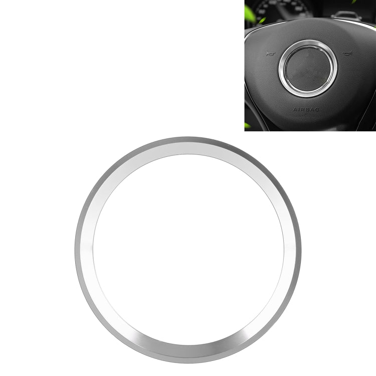 Car Steering Wheel Decorative Ring Cover for Mercedes-Benz,Inner Diameter: 5.6cm, 5.6cm (Blue), 5.6cm (Red), 5.6cm (Silver)
