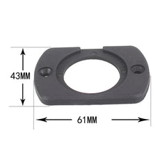 5 PCS 1 Hole Car Modified USB Charging Voltmeter Cigarette Lighter Panel, 1 Hole