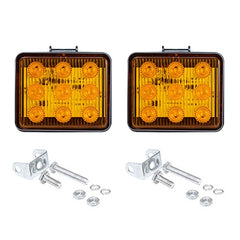 2 PCS ZS-7013 3 inch 9LEDs Strobe Waterproof Car / Truck Warning Light
