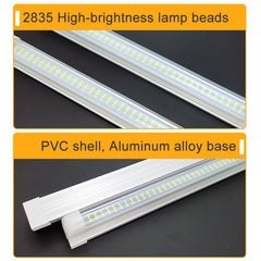 2 PCS ZS-3333 Side Switch Type 12-80V High Bright 108LEDs Car Dome Light Cabin Light Bar, ZS-3333 Side Switch Type
