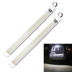 2 PCS ZS-3333 Top Switch Type 12-80V High Bright 108LEDs Car Dome Light Cabin Light Bar, ZS-3333 Top Switch Type