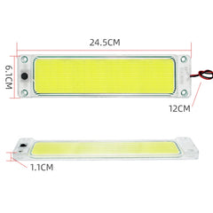 2 PCS ZS-3347 DC12-24V High Bright 108 COB Lamp Beads Car Dome Light Cabin Light Bar, ZS-3347