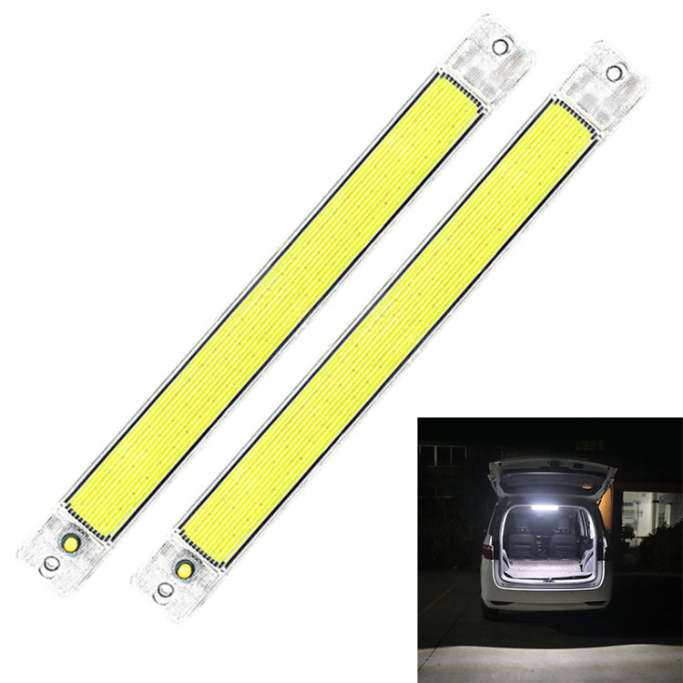 2 PCS ZS-3348 DC12-24V High Bright 84 COB Lamp Beads Car Dome Light Cabin Light Bar, ZS-3348