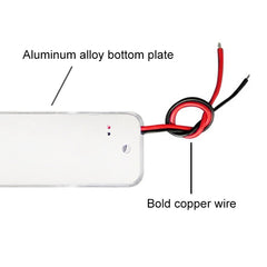 2 PCS ZS-3348 DC12-24V High Bright 84 COB Lamp Beads Car Dome Light Cabin Light Bar, ZS-3348
