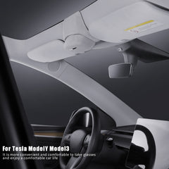 Car Ordinary Version Sunglasses Storage Box for Tesla Model 3 2019-2023, Ordinary Version for Tesla Model 3