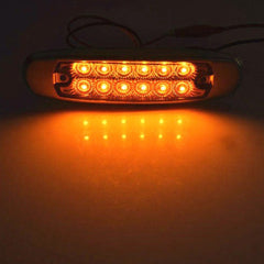 4 PCS MK-338 DC12-24V Truck 12LEDs Side Clearance Maker Light
