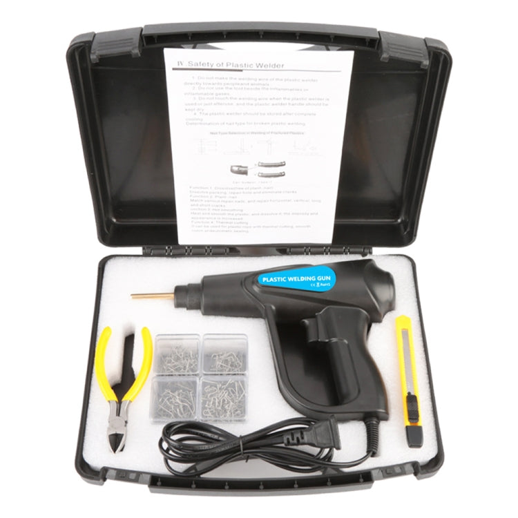 70W Hot Stapler Plastic Welding Machine Car Bumper Repair Kit Plier, UK Plug, UK Plug