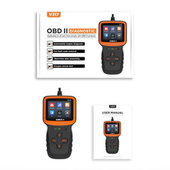 V317 Car Fault Detector OBD2 ELM327 Scanner Code Reader, V317