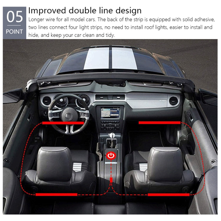 Y12 Cigarette Lighter Car Colorful RGB Foot LED Atmosphere Light, Y12 Cigarette Lighter