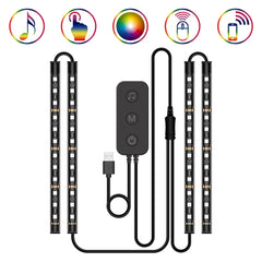 Y12 USB Car Colorful RGB Foot LED Atmosphere Light, Y12 USB