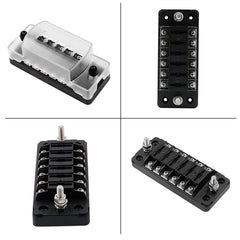 CS-978A1 FB1901 1 In 6 Out Independent Positive Negative Fuse Box without Fuse Piece for Auto Car Truck Boat, CS-978A1