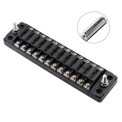 CS-979A2 FB1904 1 In 1 Out 12 Ways No Distinction Positive Negative Fuse Box without Fuse for Auto Car Truck Boat, CS-979A2