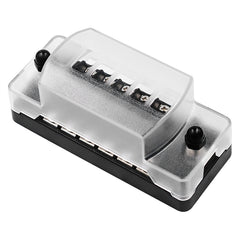 ZH-979A1 FB1903 1 In 1 Out 6 Ways No Distinction Positive Negative Fuse Box with 12 Fuses for Auto Car Truck Boat, ZH-979A1