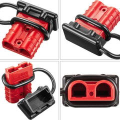 CP-0242-02 50A 600V Towing Winch Quick Connect Systems Wire Harness Plug with Dust Cover, CP-0242-02