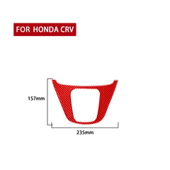 For Honda CRV 2007-2011 Carbon Fiber Car Gear Panel Frame Decorative Sticker,Left and Right Drive Universal, Car Gear Panel Frame