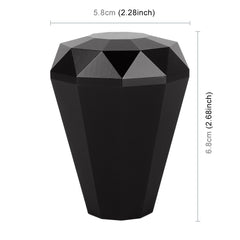 Universal Car Diamond Shape Metal Gear Shift Knob, Black, Blue, Purple, Red