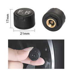 Car High Precision Solar Charging Tire Pressure Monitoring System TPMS, External Beep Sensor, External Beep Sensor