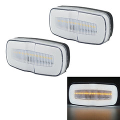 2 PCS MK-190 Truck LED Side Marker Light, MK-190 (Red Light), MK-190 (White Light)