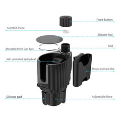 Car Beverage Rack Water Cup Mobile Phone Holder, Water Cup Holder