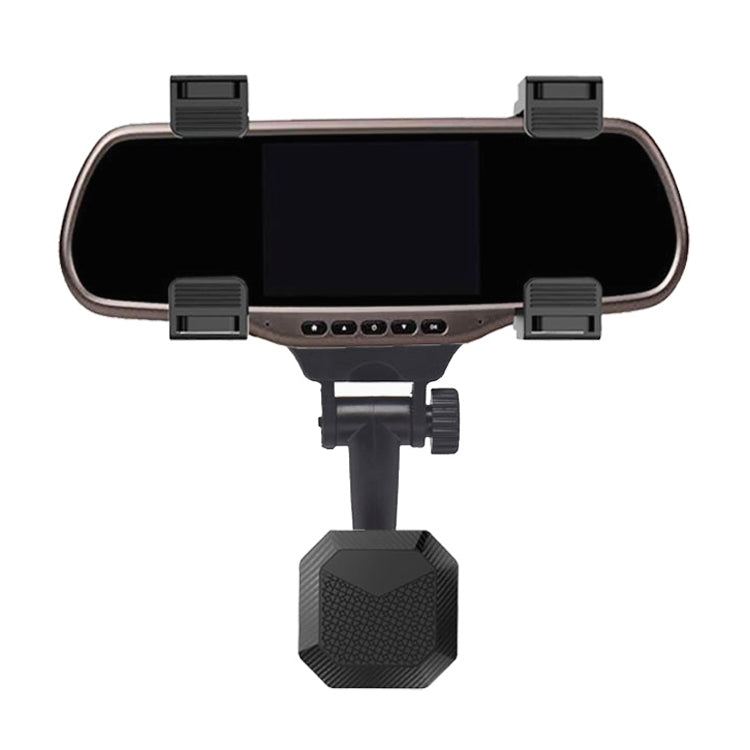 Carbon Fiber Strong Magnet Car Rear Mirror Navigation Phone Holder, Carbon Fiber