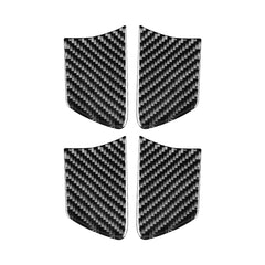 Car Carbon Fiber Inside Door Bowl Decorative Sticker for Toyota Highlander 2014-2019, Left Drive, Inside Door Bowl