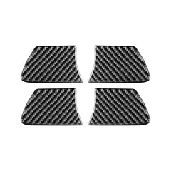 Car Carbon Fiber Inside Door Bowl Decorative Sticker for Toyota Highlander 2014-2019, Left Drive, Inside Door Bowl