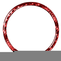 Car Carbon Fiber Stopwatch Ring Decorative Sticker for Porsche Macan 2014-2021, Left and Right Drive Universal, Stopwatch Ring