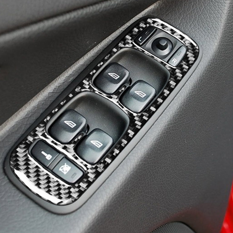 Car Carbon Fiber Window Lift A Decorative Sticker for Volvo XC90 2003-2007, Left Drive, Window Lift A, Left Drive