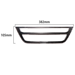 Car Carbon Fiber Air Conditioner CD Control Panel M Performance Decorative Sticker for BMW G01 X3 2018-2020 / G02 X4 2019-2020, Left and Right Drive Universal, Air Conditioner CD Control Panel A