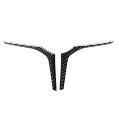 2 in 1 Car Carbon Fiber Steering Wheel Below Decorative Sticker for BMW G01 X3 2018-2020 / G02 X4 2019-2020, Left and Right Drive Universal, Steering Wheel Below