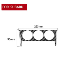 Car Carbon Fiber Air Conditioning Button A Decorative Sticker for Subaru BRZ / Toyota 86 2017-2019, Left and Right Drive Universal, Air Conditioning Button A