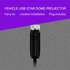 Car USB Star Dome Projector Hose Light, Constantly Bright Version, Constantly Bright(Purple Blue)