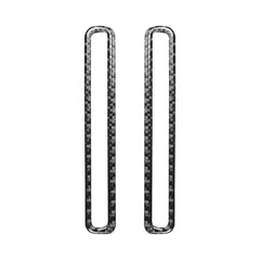 Carbon Fiber Car Door Air Outlet Decorative Sticker for Dodge Challenger 2015 to Now, Left Driving, Door Air Outlet