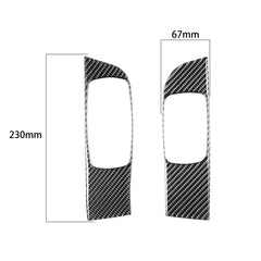 Carbon Fiber Car Window Lift Panel Decorative Sticker for Dodge Challenger 2015 to Now, Left Driving, Window Lift Panel