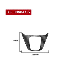 Carbon Fiber Car Gear Panel Frame Decorative Sticker for Honda CRV 2007-2011,Left and Right Drive Universal, Gear Panel Frame