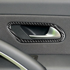 2 PCS / Set Carbon Fiber Car Inner Door Handle Decorative Sticker for Volkswagen Scirocco 2009-2016,Left and Right Drive Universal, Inner Door Handle