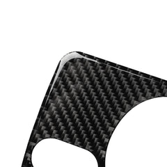 Carbon Fiber Car Headlight Switch Panel Decorative Sticker for Volkswagen Golf 6 2008-2012, Right Driving, Headlight Switch Panel, Right Driving